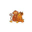 Monkey Eating Mango